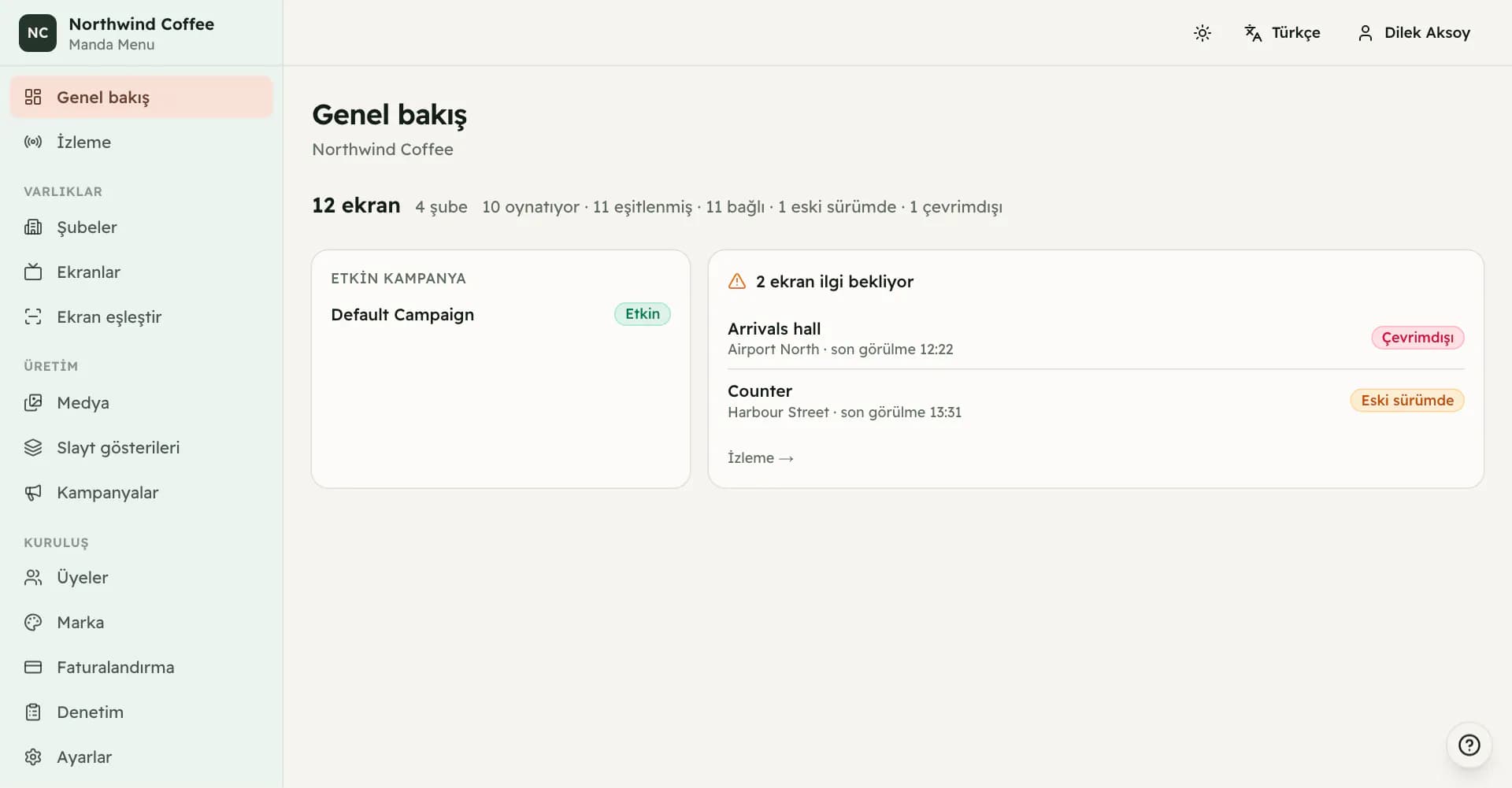 Ekran görüntüsü: Altı adım